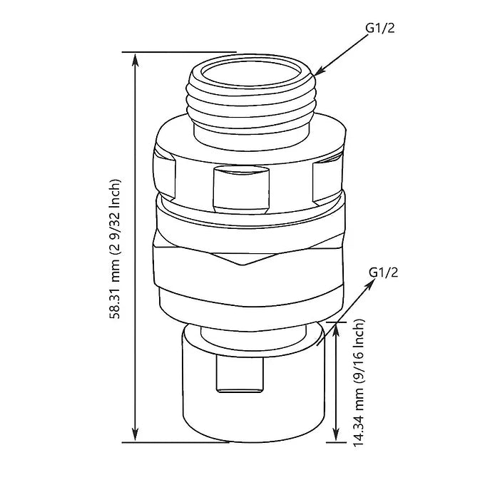Shower head Swivel Connector