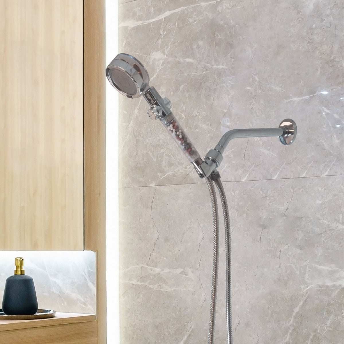 Pomme de douche à turbofan mineralstream ™