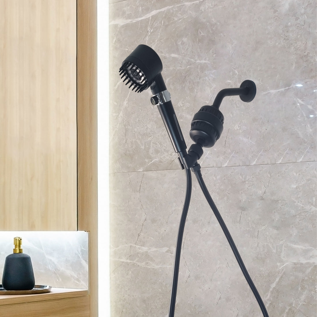 Kit de douche complet avec pomme de douche de massage Ultimate Shower