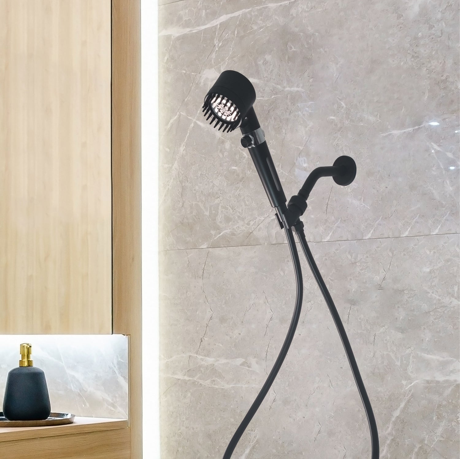 Pommeau de douche massant filtrant MineralStream