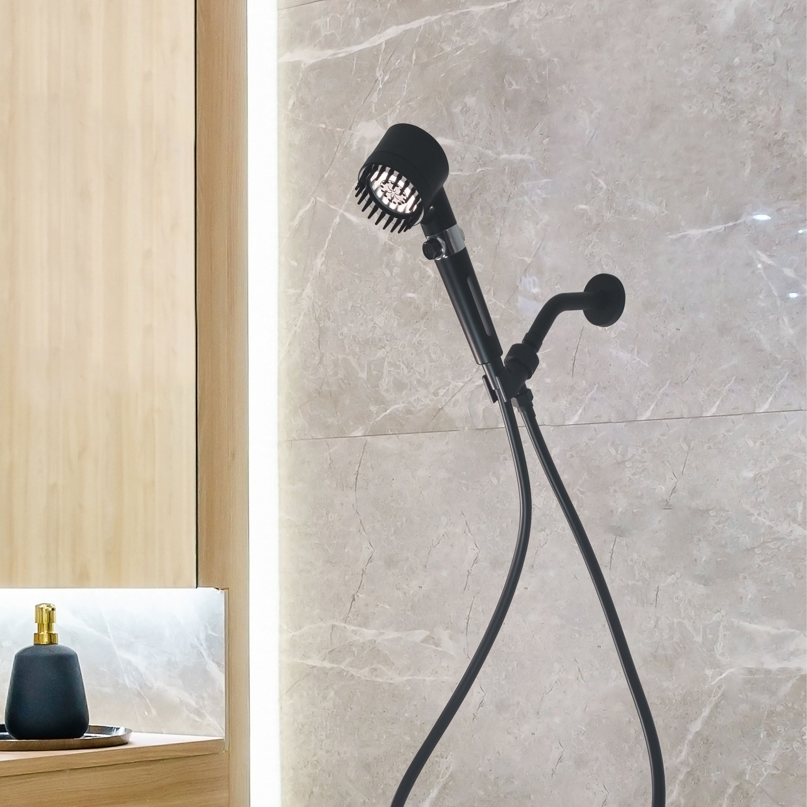 Pommeau de douche massant filtrant MineralStream