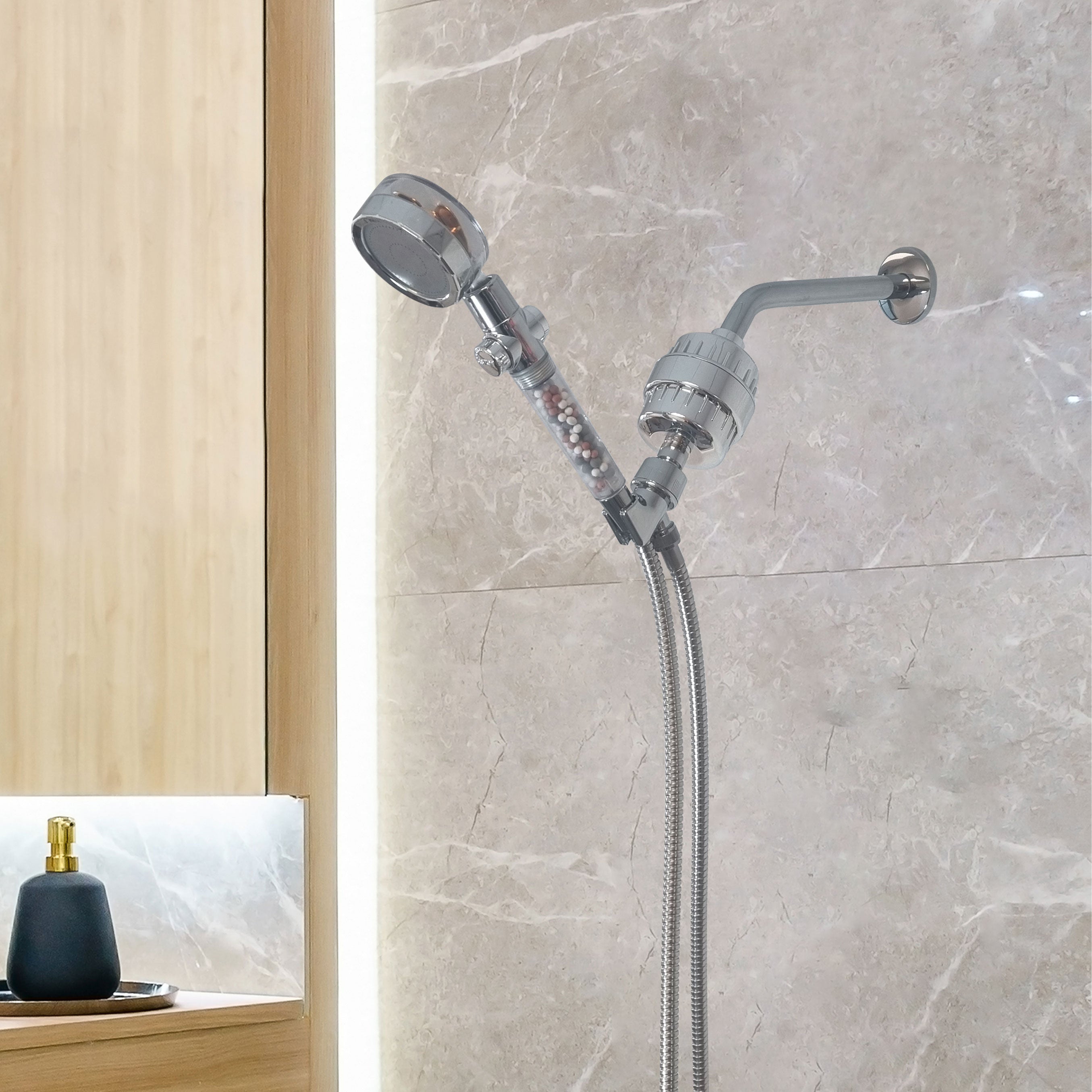 Pomme de douche à turbofan mineralstream ™