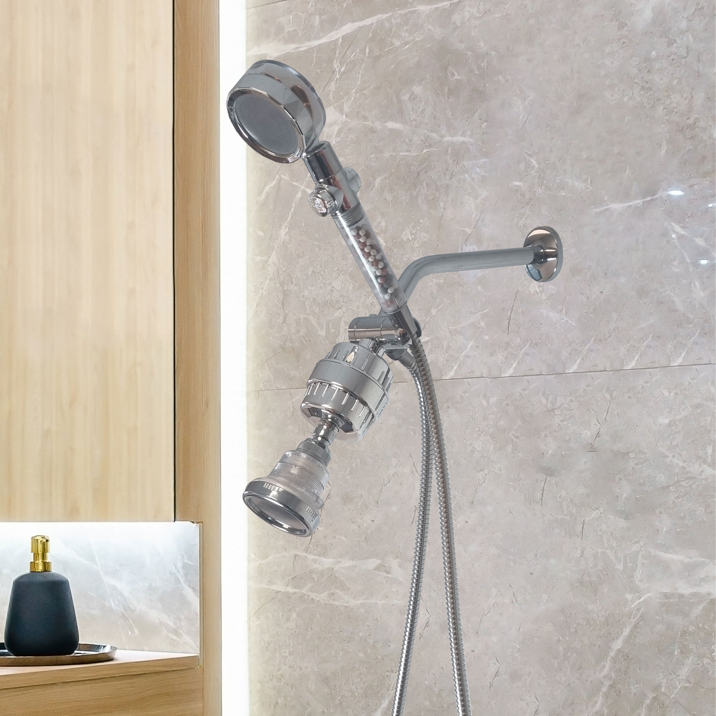 Pomme de douche à turbofan mineralstream ™