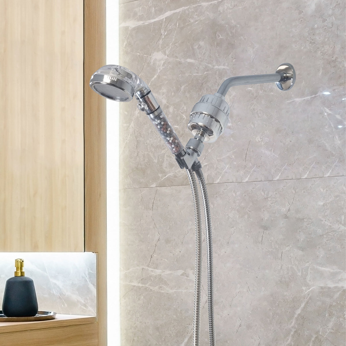 Pommeau de douche ionique MineralStream™ 2.0