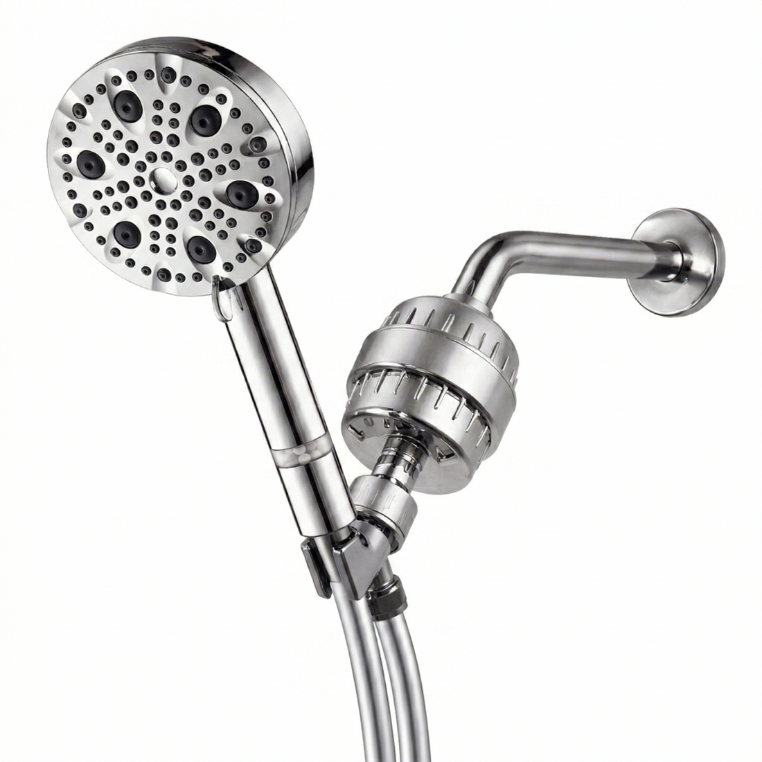 Pommeau de douche MineralStream Luxe 9 modes haute pression (filtrant)