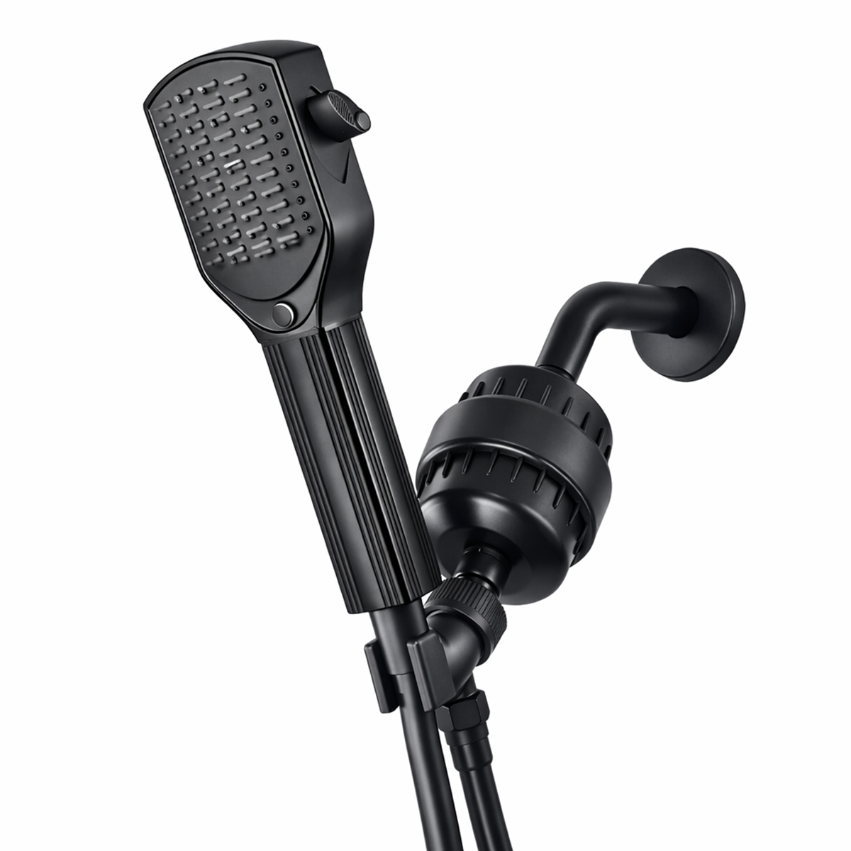 Pommeau de douche MineralStream avec peigne démêlant