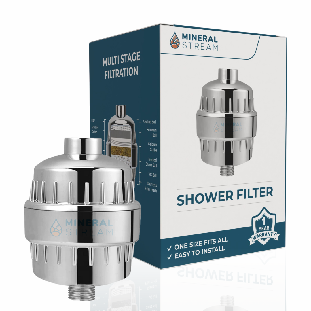 Filtre de douche pour eau dure