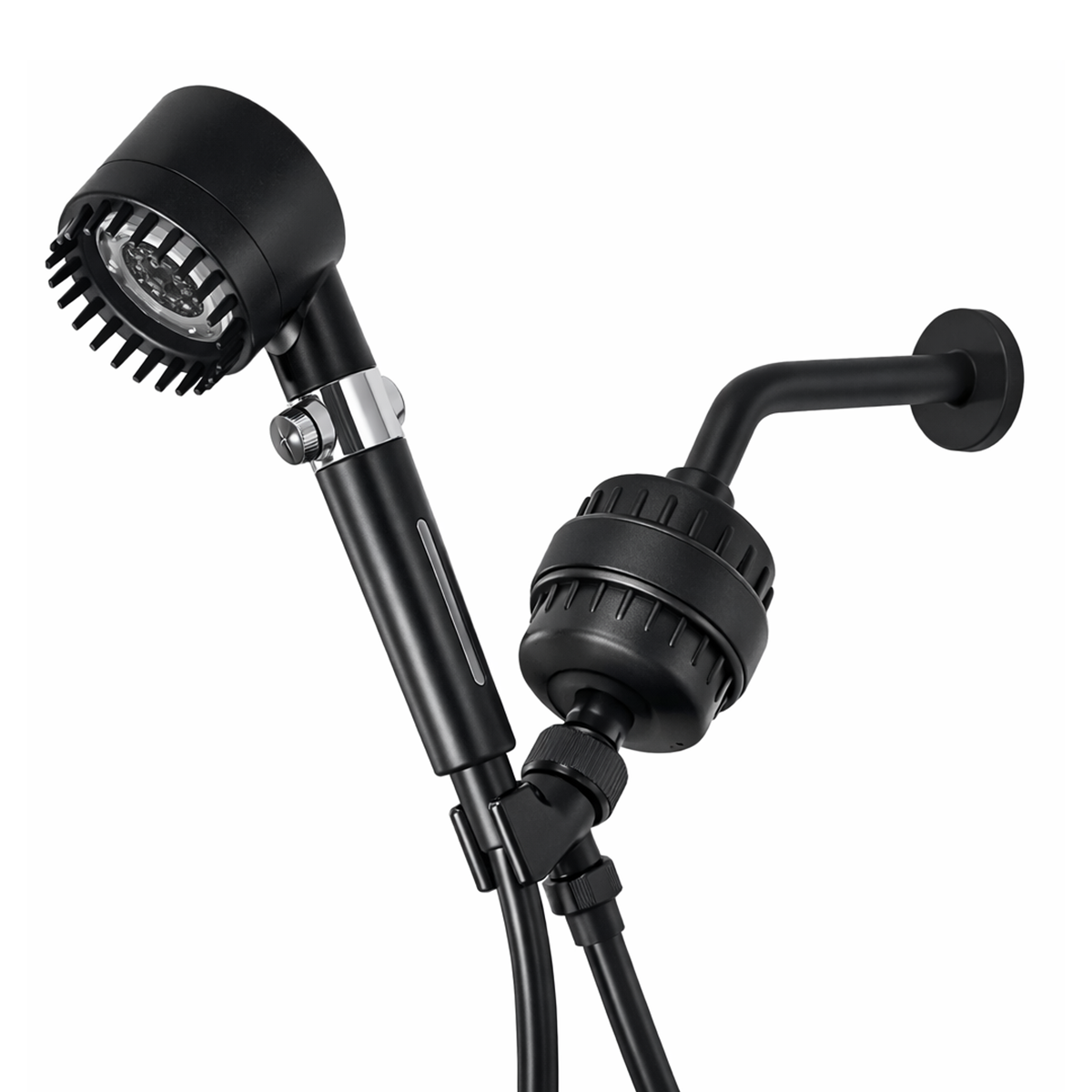 Ultimate Shower Massage Shower Head Complete Shower Kit