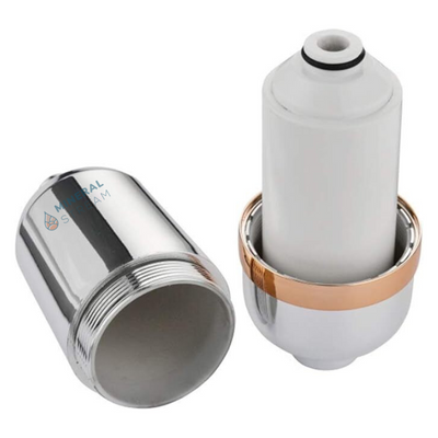 Replacement Cartridge for Advanced Shower Filter - front of the 20-stage refill cartridge