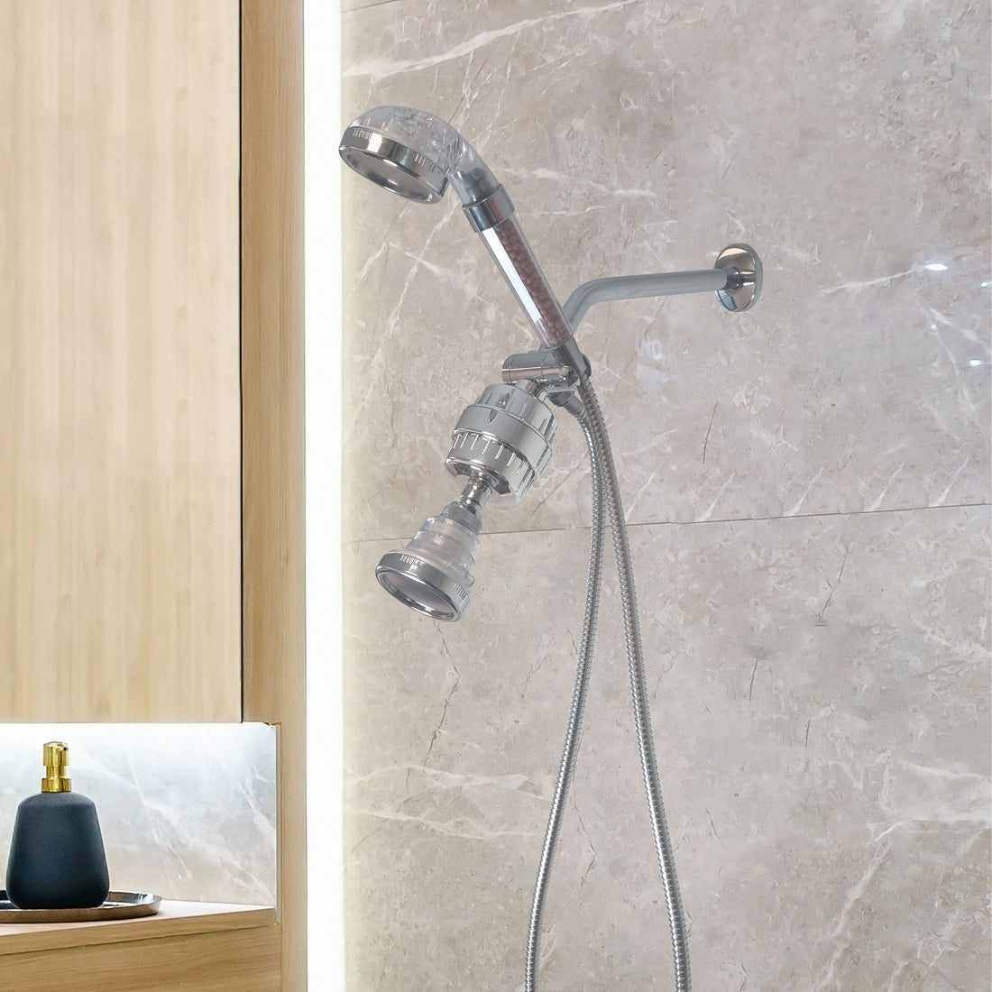 Système de douche double écologique