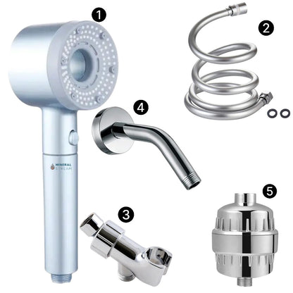 Hé kit de douche complet filtré pur