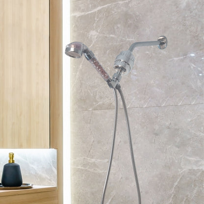 Pomme de douche ionique à LED MineralStream ™