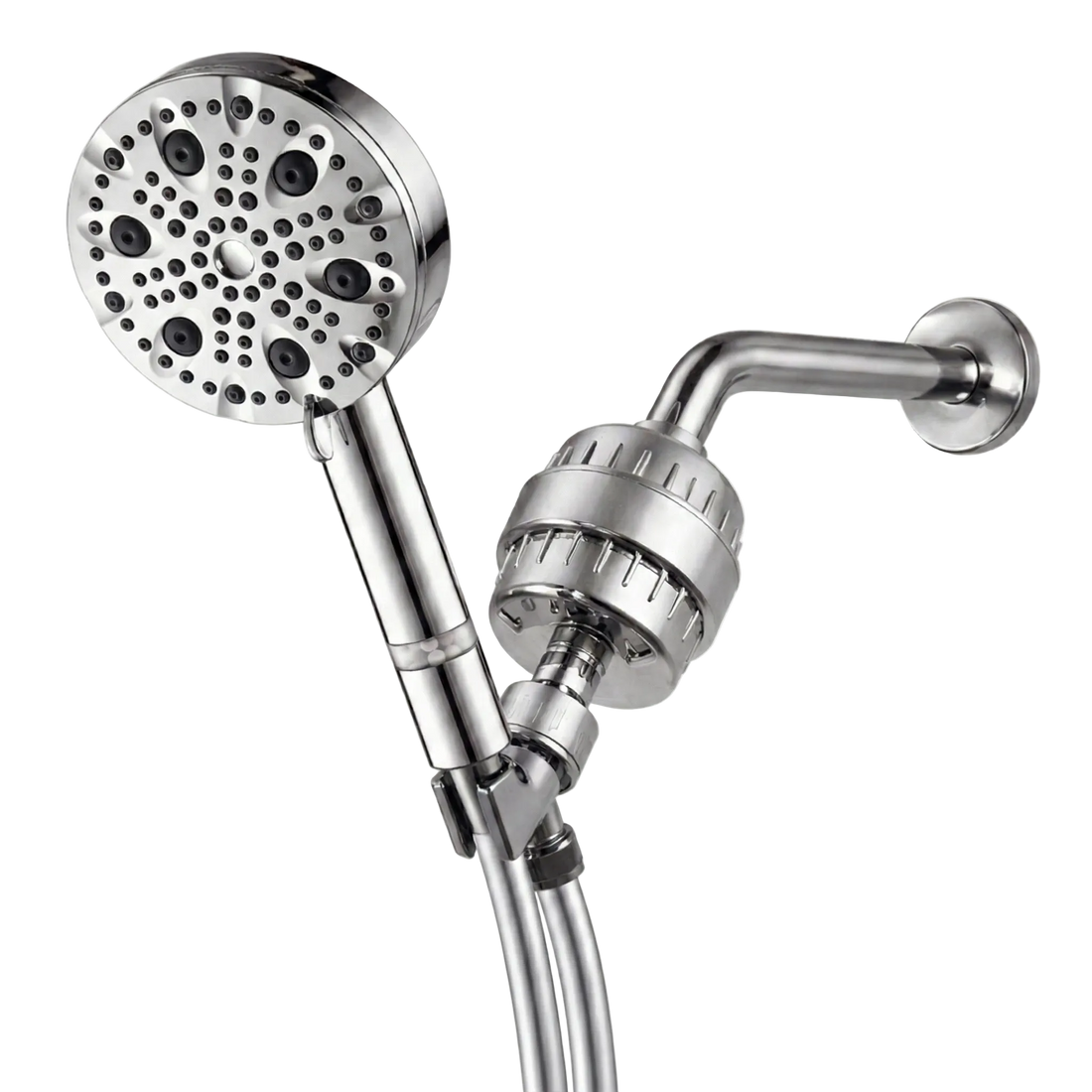 Pommeau de douche Luxe 9 modes - Kit complet