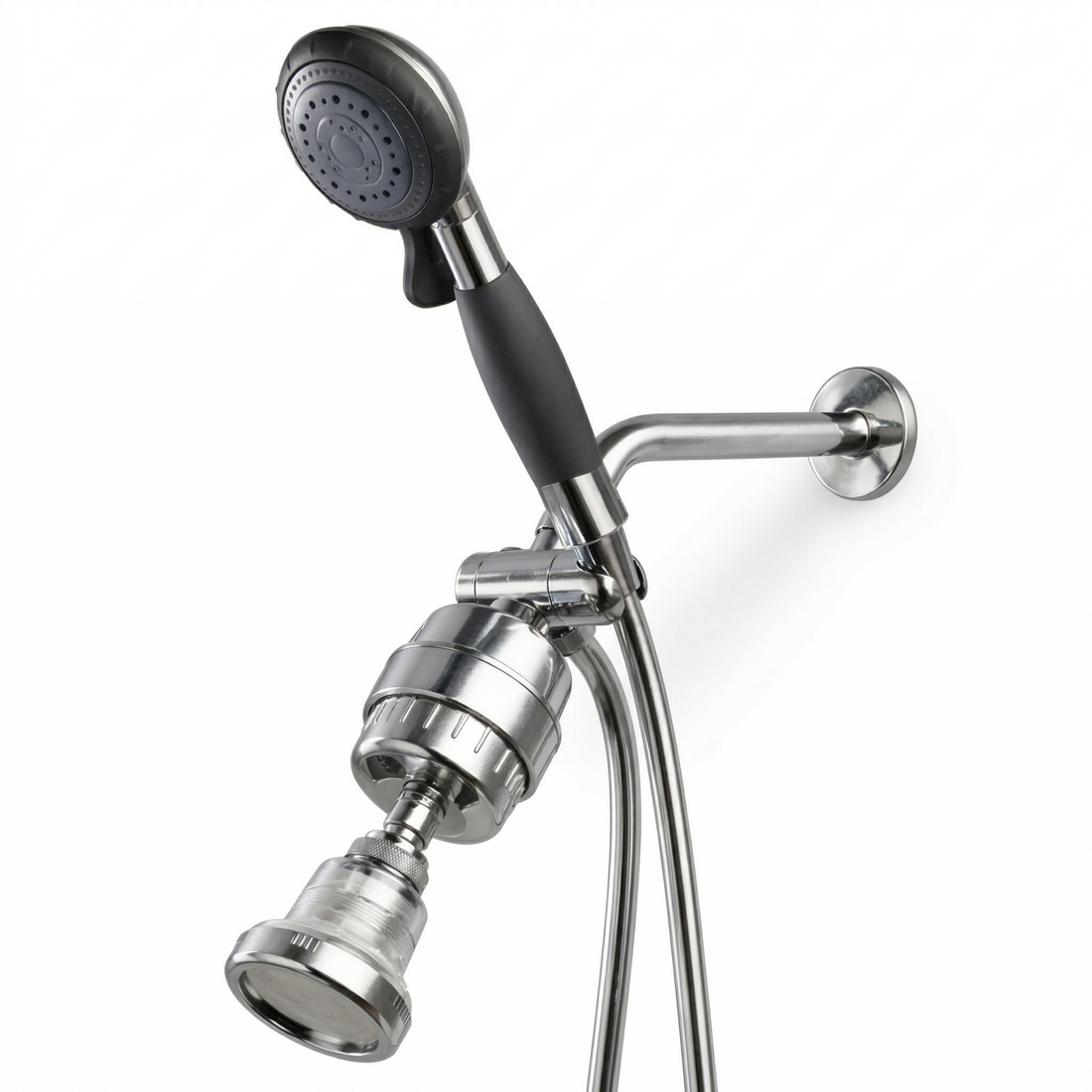 Système de douche assistée avec pommeau de douche