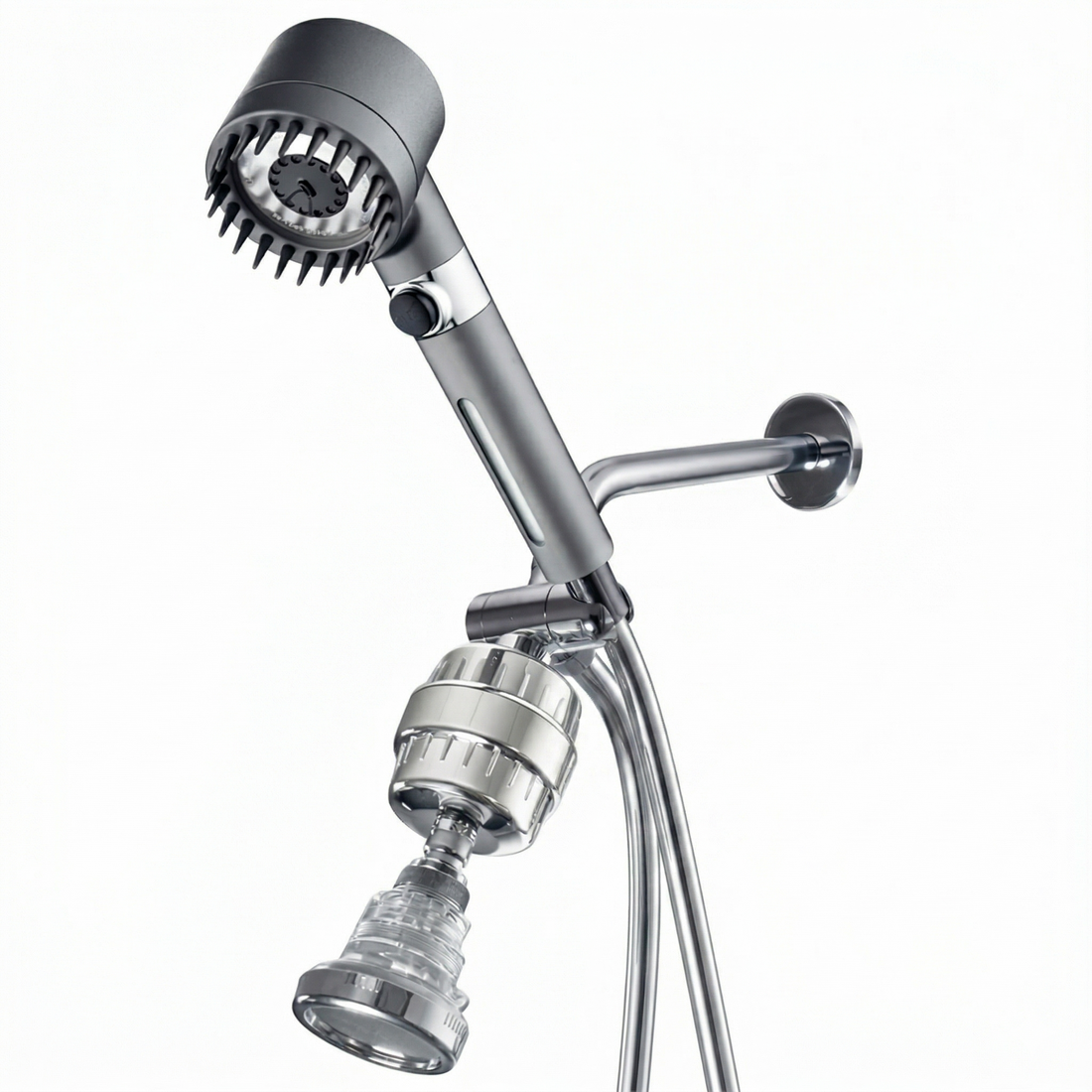 Système de douche massant avec pommeau de douche